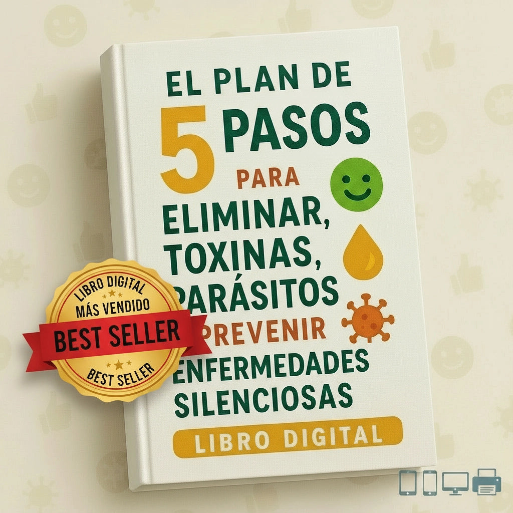 🌿 El Plan Detox de 5 Pasos – Elimina Toxinas y Parásitos Naturalmente